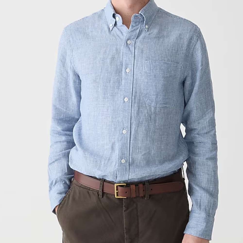 Jcrew linen button down